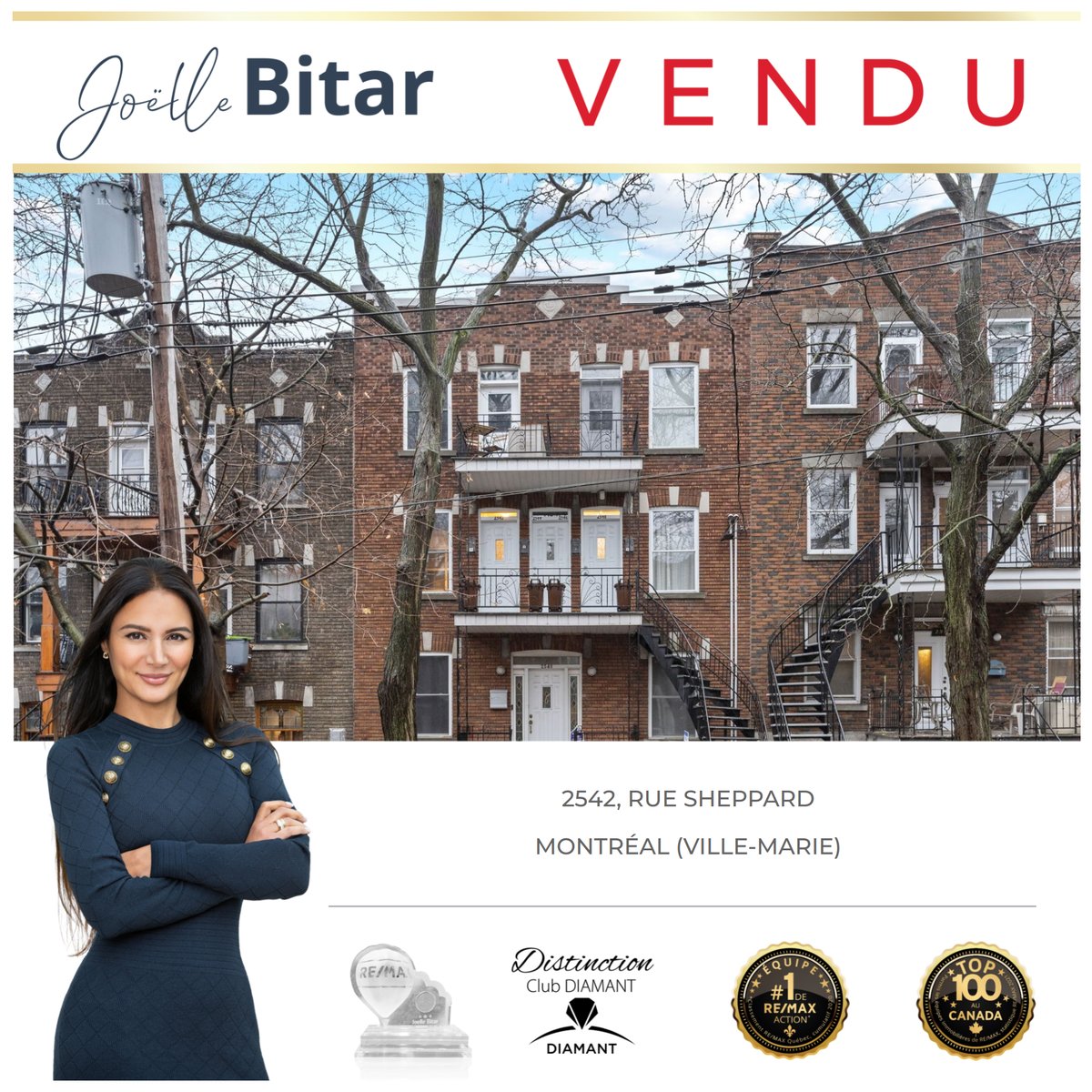 joellebitar7's tweet photo. JOELLE BITAR
VENDU I SOLD
2542 Rue Sheppard
Montréal (Ville-Marie)
https://t.co/QYsazuM9Rs⠀
#sold #mtl #renovated #canada #quebec #architecture #luxuryrealestate #topbroker #joellebitar #remaxaction #remaxcollection #remaxmontreal #topbrokermontreal https://t.co/R7f1Yk32t8