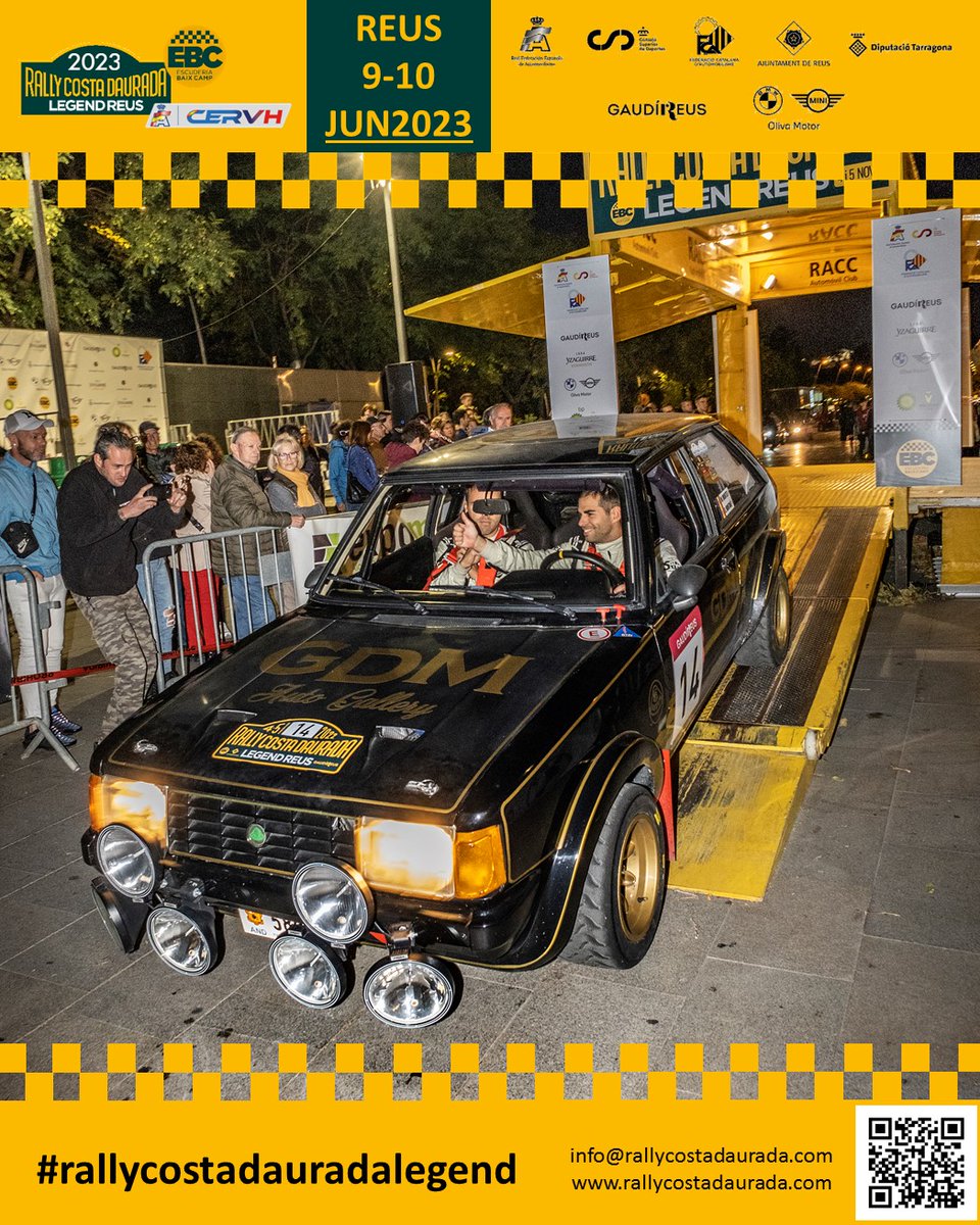 ✅️ Viernes / Divendres / Friday
5 MAY

🔊APERTURA INSCRIPCIONES OBERTURA INSCRIPCIONS REGISTRATION OPENING

🔜 #rallycostadauradalegend
 📅 9-10 Junio
📍 Reus
<a href="/reus_cat/">Ajuntament de Reus</a> @Reus_sport
 @rfedea @CERVH1 <a href="/FCAutomobilisme/">F.C. AUTOMOBILISME</a> @grupolivamotor
 #Rally #velocidad #Legend #regularidad #Reus