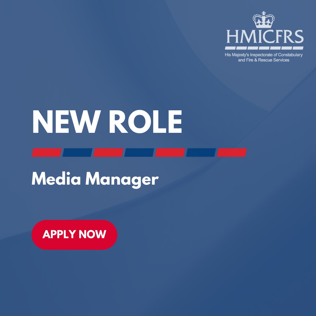 🔍 We’re looking for a dynamic and experienced media manager to help deliver our media strategy at a pivotal time when policing often dominates the news agenda.

⬇️Learn more about this exciting role:

civilservicejobs.service.gov.uk/csr/index.cgi?…

#CivilServiceJobs #PRJobs #CommsJobs #PressOfficer