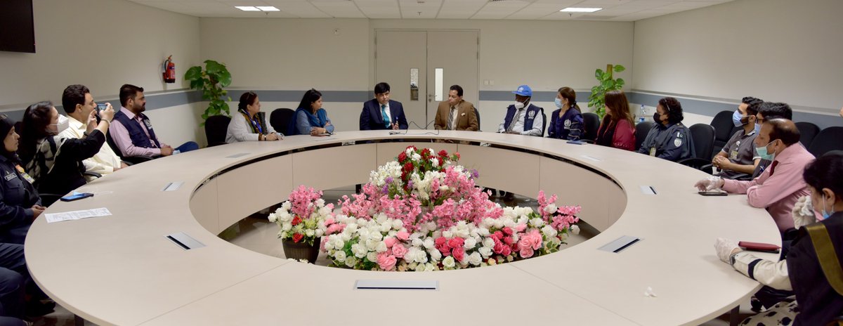 “I am impressed by the functional surveillance system in place at the Islamabad Airport for detection of mpox cases &amp; appreciate the strong coordination between the health staff, civil aviation &amp;other airport authorities for their wonderful efforts” said Dr Mahipala, WR Pakistan.
