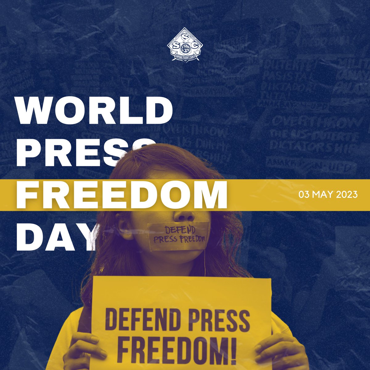 philsca_ssc's tweet photo. May the press be free and protected.

#MediaIndependence
#RightToExpress
#WorldPressFreedomDay2023

Sources:
[1] https://t.co/oVM4nSB5Lm
[2] https://t.co/lAEzdMXErN...
[3]https://t.co/n97yA7QnIy

READ THE FULL STATEMENT HERE: https://t.co/26x3uj7oR4 https://t.co/tBR0wERPwI