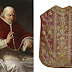 Pontifical Vestments of Cardinal Saverio Castiglioni (Pope Pius VIII): Pope Pius VIII is not a pope one hears a great deal about given the brevity of his reign (which only lasted about a year and a half from 1829-1930). For context, however, he was the pontiff who was on the th