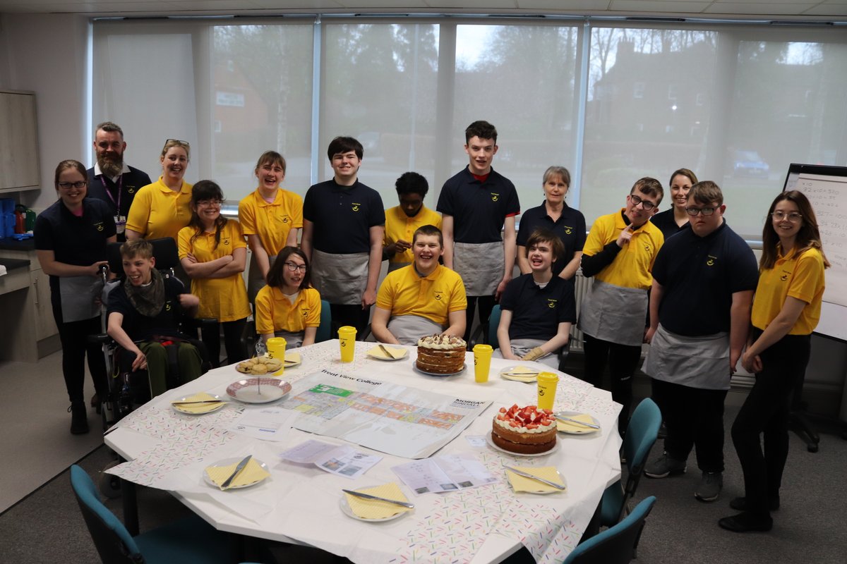 ViewTrent's tweet photo. Our new students worked really hard for our cafe launch event, part of @NorthLincsCNews Multiply Project. @WellspringAT #wowwednesday @NthLincsAdultEd https://t.co/bVKDj1wEoP