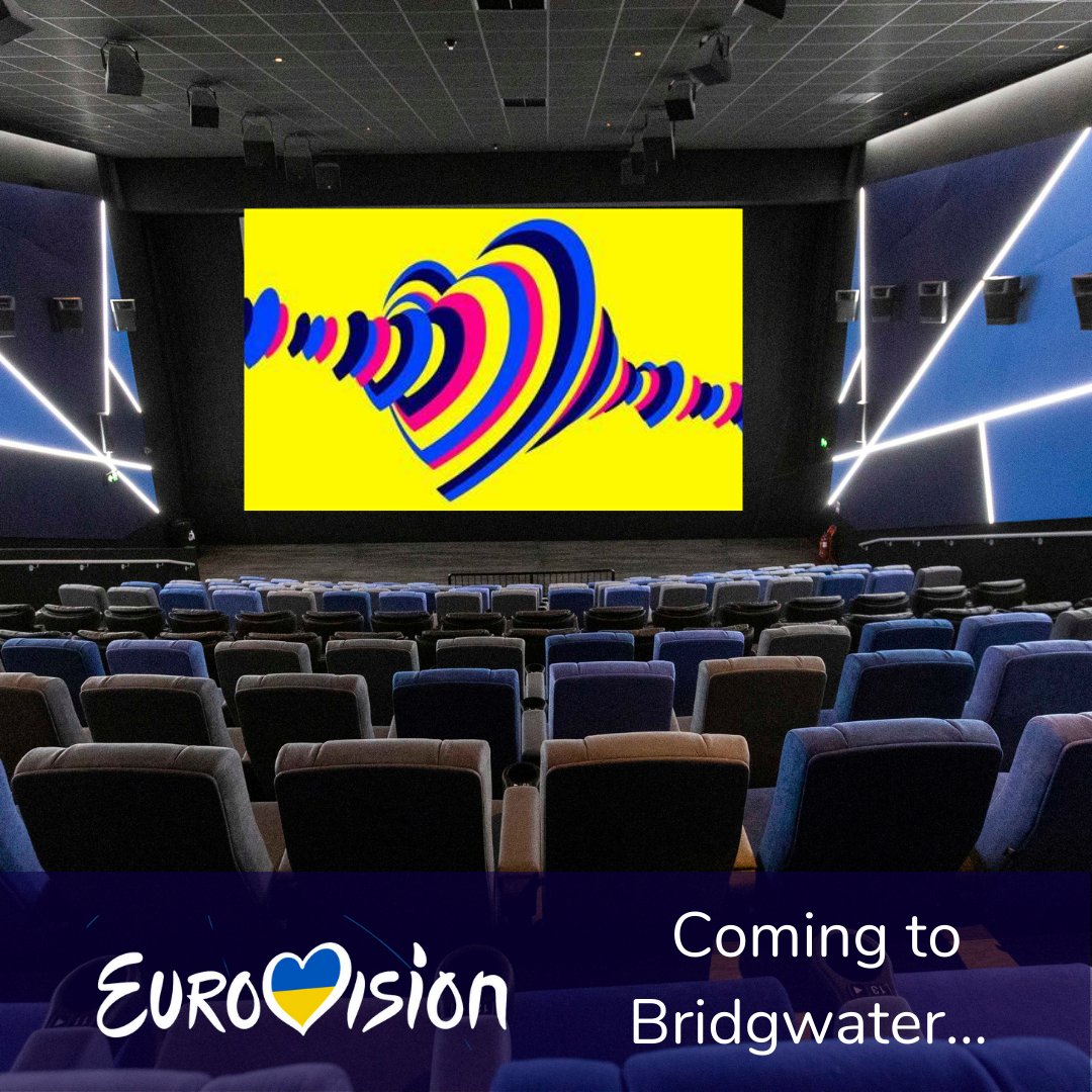🎤🌟 Eurovision - The Final 
7:30pm on Sat 13th May 

For the first time EVER the Eurovision Grand Final is being broadcast live into cinemas across the UK - including Scott Cinemas Bridgwater! Be sure to come along! 

#NorthgateYard #Eurovision2023 #ScottCinemas