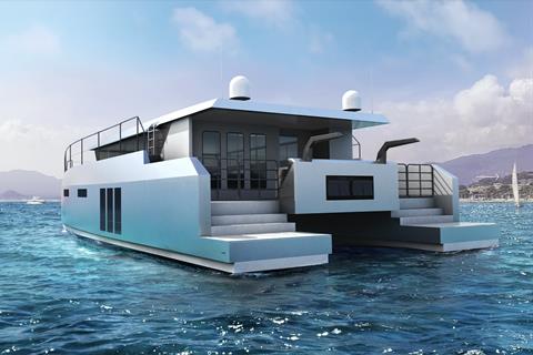 Learn about the zero-emission catamaran powered by methanol...

The Archipelago 63 is looking to take the zero-emission long-range leisure market by storm!

Read full article here - boatingbusiness.com/boatbuilding/t…

#methanol #catamaran #leisureboat