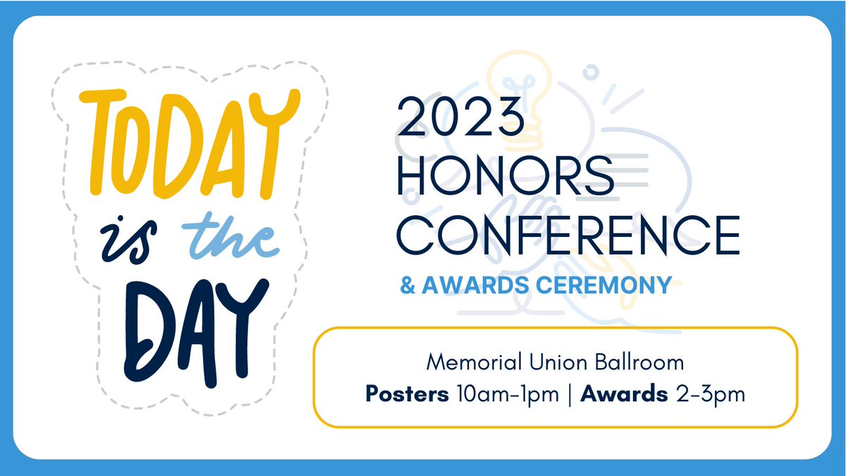 URIhonors's tweet photo. The Annual Honors Poster Conference &amp; Awards Ceremony is TODAY, starting at 10 AM in the Memorial Ballroom. Our students can't wait to share their work and we can't wait to announce our award recipients and acknowledge our graduates. See you there!!! https://t.co/pPmjh74T6N