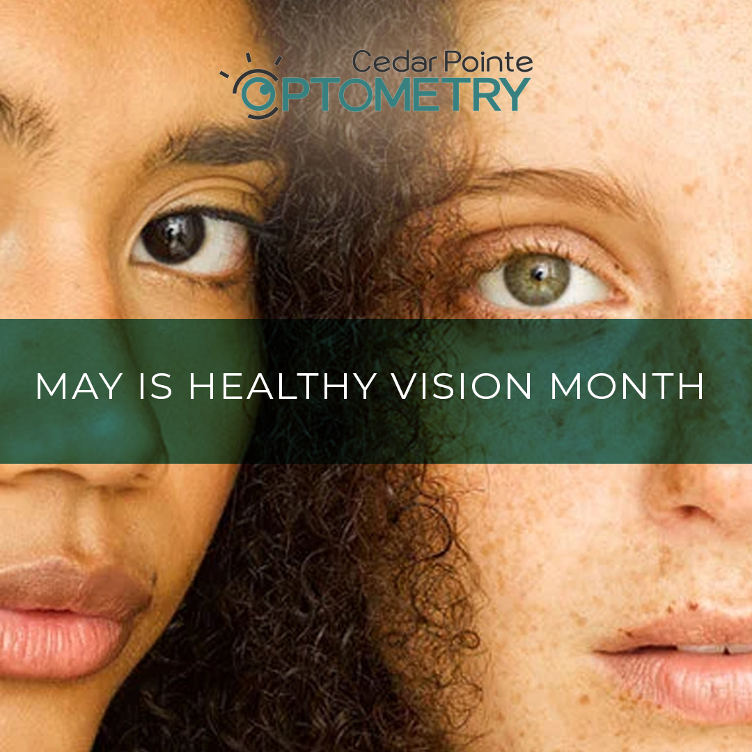 CedarPointeODs's tweet image. May is #HealthyVisionMonth, and we're spreading awareness about the importance of eye health. Let's keep our eyes healthy by scheduling regular eye exams, protecting our eyes from UV rays &amp;amp; maintaining a healthy lifestyle. #CedarPointeOptometry #StaynerOptometry #EyeHealthMatters