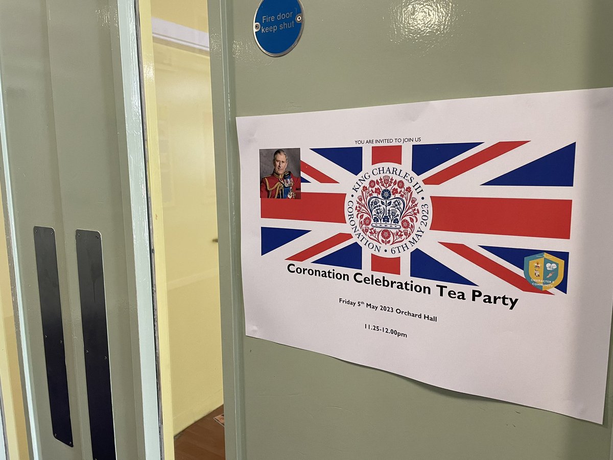 Looking forward to celebrating the Coronation with the Orchard Centre on Friday.  #education #coronation