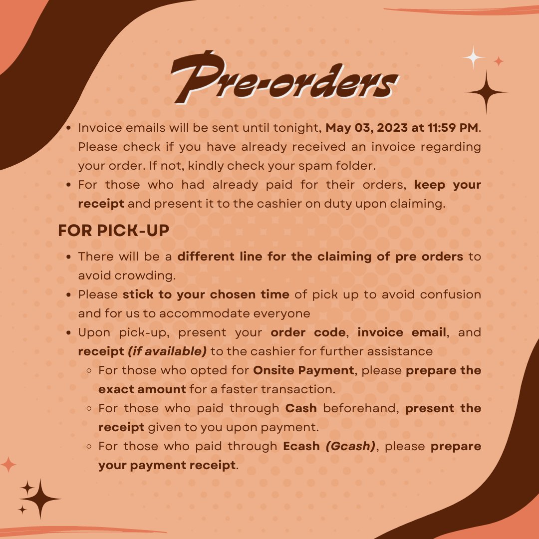 daan_ditto's tweet photo. Hello mga Ka-DDS (Daan Ditto Supporters)! 🧡 

Balita ko bukas na ang entrep fair? Hala! 🙀 Make sure to read our final reminders 📌 at ihanda niyo na ang inyong mga bulsa 💸 dahil darating na ang Daan Ditto... 😼 sa puso mo yieh ~ https://t.co/H0LbGhX2Pu