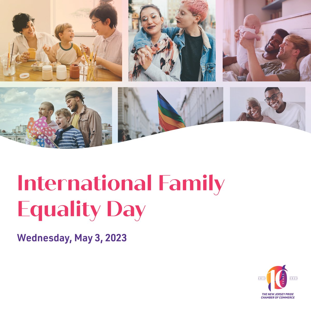 NJPrideChamber's tweet photo. International Family Equality Day (#IFED) celebrates the diversity of LGBTQ+ families worldwide! 🌈
.
.
#LGBTQIA #NJLGBT #NJPrideChamberofCommerce #NJPCC #NJPrideChamber #LGBTNewJersey #LGBTBusiness #njbusiness #njbusinessowners #njsmallbusiness #nj #lgbtnetworking https://t.co/3d57SSKqK0