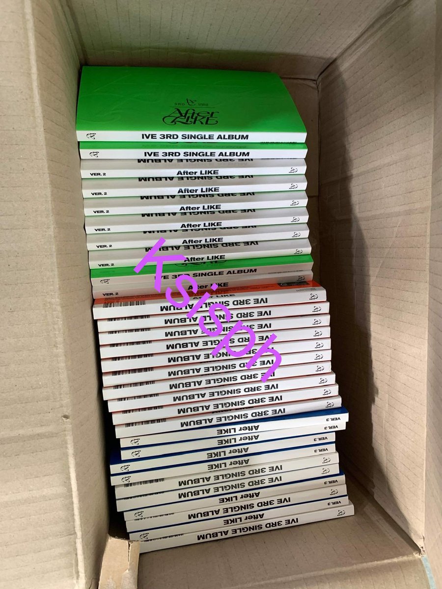 #KsisphSALE

wts lfb ph ive albums

IVE After Like Unsealed
₱30 ea

💜pb+cd+random inclu
💜random ver

STBO 
Payo or 1 week dop

comment mine+qty to claim