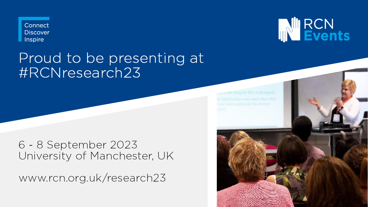 Very pleased to say we will be presenting 'Triage Nurses Decision-Making Processes: A Qualitative Systematic Review' at the RCN International Research Conference #RCNresearch23 @RCNResearchSoc @UEA_Health