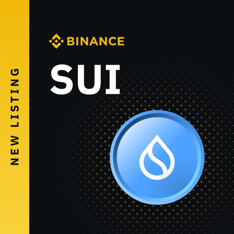 binance's tweet photo. #Binance lists @SuiNetwork $SUI!

Trading for $SUI is now live ⬇️