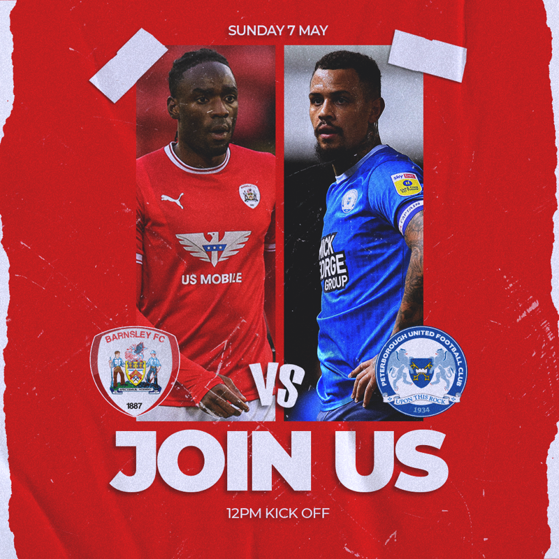 BarnsleyFC's tweet photo. ☺️ We're back at Oakwell this weekend!

Make sure you've got your ticket to support the Reds 🎟️