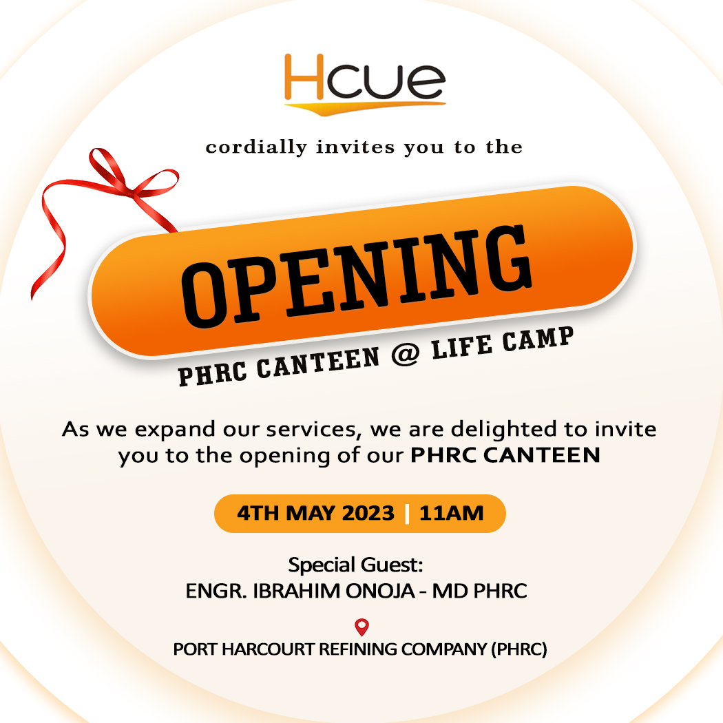 HcueCatering's tweet image. New milestone achieved!

We want to use this medium to invite you to the opening of our canteen at PHRC

This is a big win and we would love to have you celebrate with us on this

#hcuecatering #food #phrc #oilandgas #refining #portharcourt