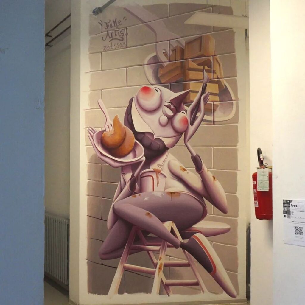 streetartUS's tweet photo. #Streetart: "Fake Artist" by #Zed1 @zed1_art in #Turin, Italy, for #Beeozanam @beeozanam
More pics at: https://t.co/BQBHbkd3Nb
Via @cultureforfreedom @barbarapicci
https://t.co/ems28CrGAJ https://t.co/f7s8mS6xsN