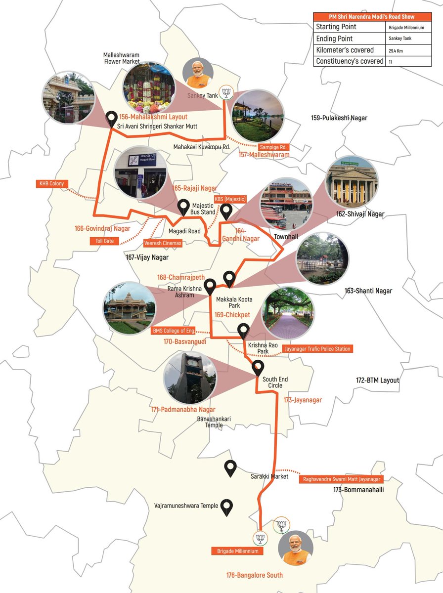 Citizens4Sankey's tweet photo. PM @narendramodi is ending his mega road show in Bengaluru on May 6th at SANKEY TANK, the site where recently, 70 active and caring citizens received FIRs simply for walking peacefully on a Sunday Morning to #SaveSankey https://t.co/W94HQXdjFH