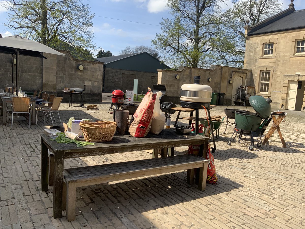 It’s UK BBQ week and it so happens that we’re doing a bespoke bbq course today for neighbouring social enterprise ⁦@RHUBARBFARM1⁩. Our fire and smoke courses are ++ popular bit.ly/3npNoa9 #ukbbqweek #womencangrill ( we like that hashtag )