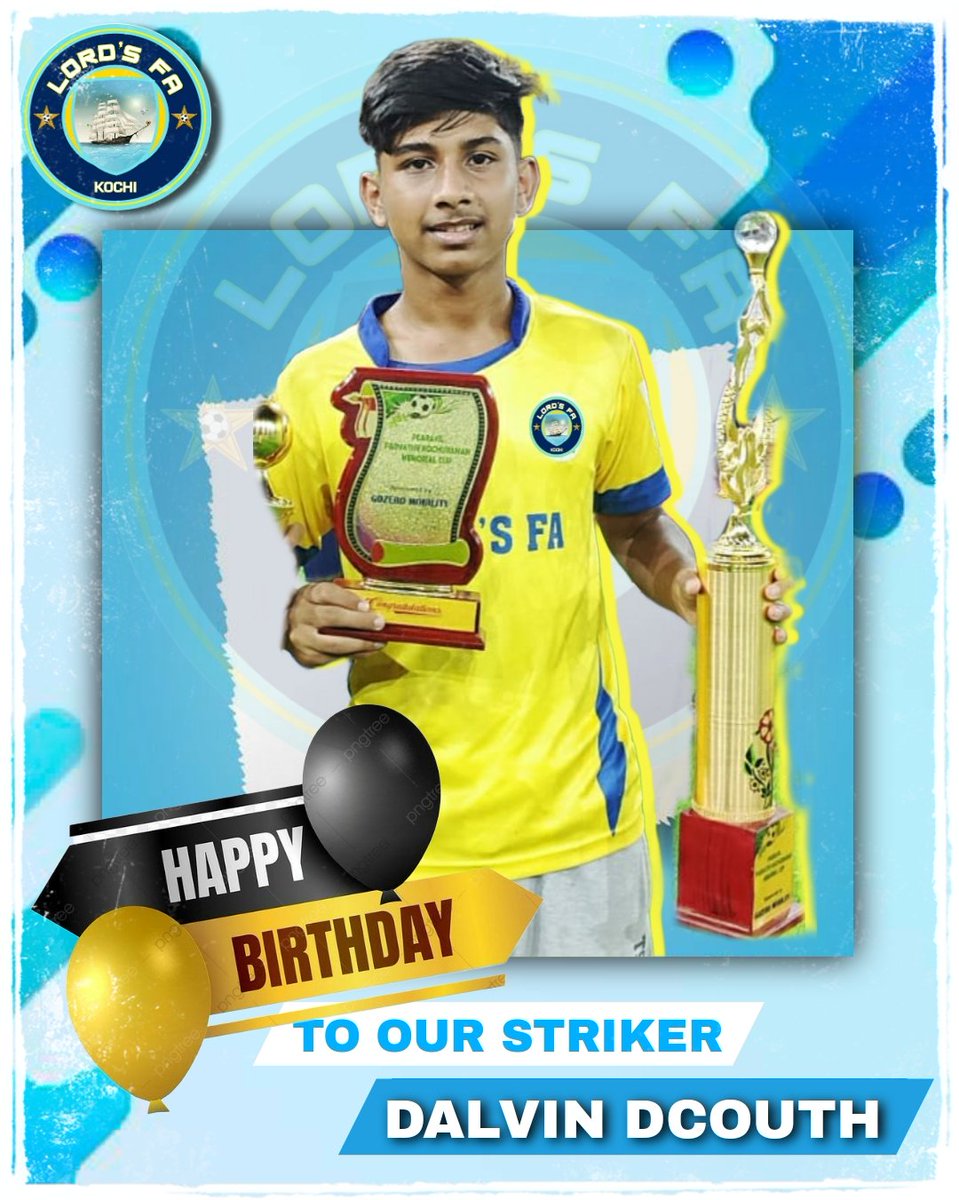 lords_fa's tweet photo. Join us in Wishing Happy Birthday to our Striker Dalvin Dcouth ๐
#lordsfa #lordsfootballacademy #IndianFootball #keralafootball
#kochi https://t.co/CGghXVvEBH