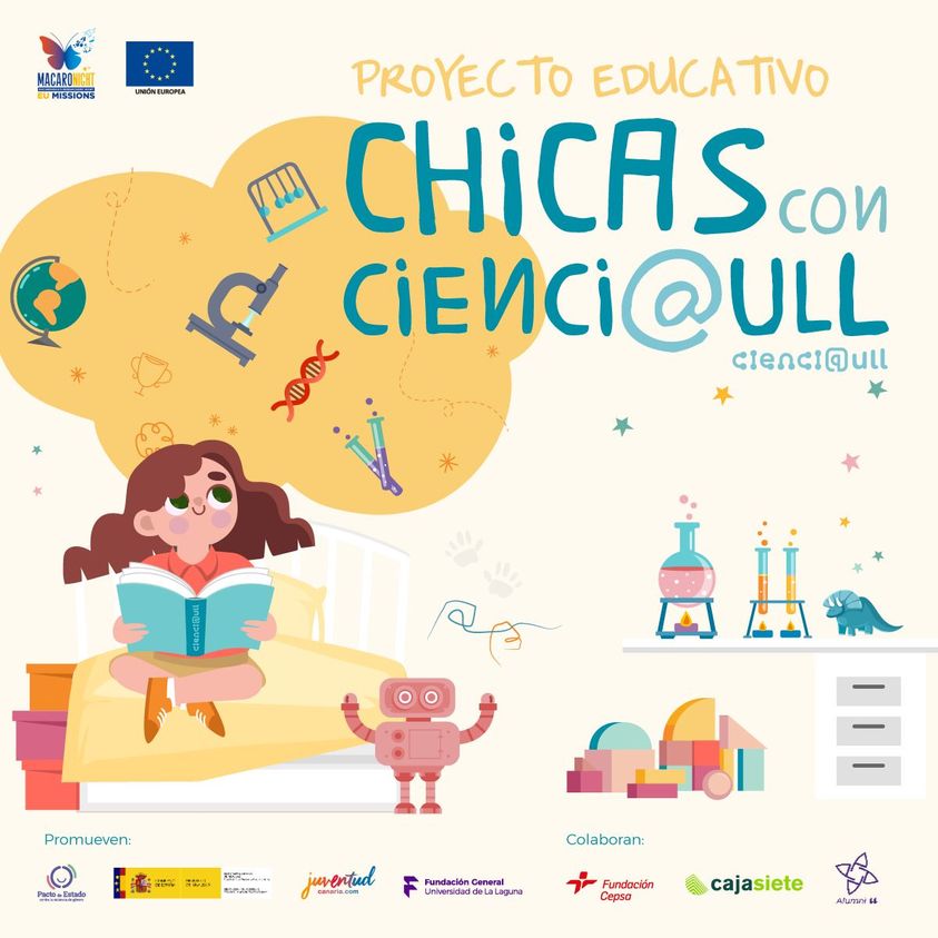 cienciacanaria's tweet photo. 🎯🌍75 científicas están ayudando a visibilizar la labor #investigadora que se desarrolla en los #centros de investigación de #Canarias, al tiempo que #motivan el interés de la #juventud por las diferentes áreas de conocimiento
👉‘Chicas con Ciencia@ULL’👇
https://t.co/dLhggQYXV2 https://t.co/e7mmGe3XoW