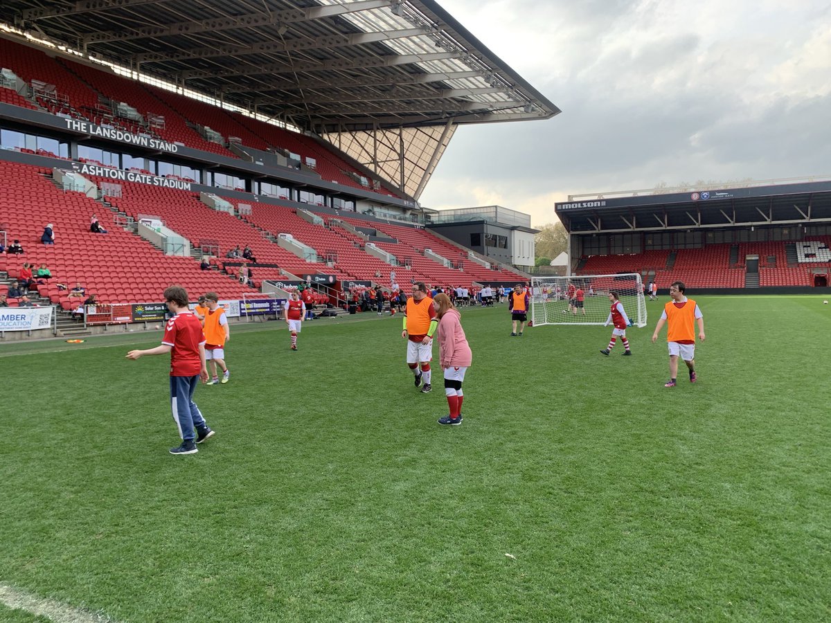 BristolDS1's tweet photo. Thank you to @RobinsFound for inviting us to their Celebration of Sport event yesterday @ashtongatestad We all had a great time, with brilliant football and team work shown by all ⚽️⚽️ https://t.co/JS9IYRexnJ