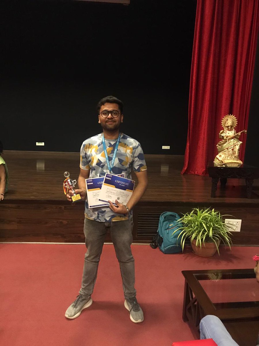 Kiet_edu's tweet photo. #Congratulations to #Ashish_Bajpai, #MCA 1st Year for securing the #2nd_position with a cash prize of ₹2000 in '#Blind_Code' at the '#Hack_a_thon 2k23'! organized by #IMS #Ghaziabad.
#kiet_group_of_institutions #KIETGZB #kietengineeringcollege #KIET #AKTU #AICTE https://t.co/CvgYjkpoi6