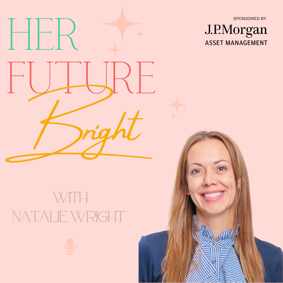 Get ready to be inspired! Tune in to episode five of Her Future Bright. This week we sit down with Natalie Wright, a Chartered Financial Planner and Partner at Mazars ✨ 

Full episode👇
 
open.spotify.com/show/0K6UoefT2…

podcasts.apple.com/gb/podcast/her…

Sponsored by 
<a href="/JPMorganAM/">J.P. Morgan Asset Management</a>