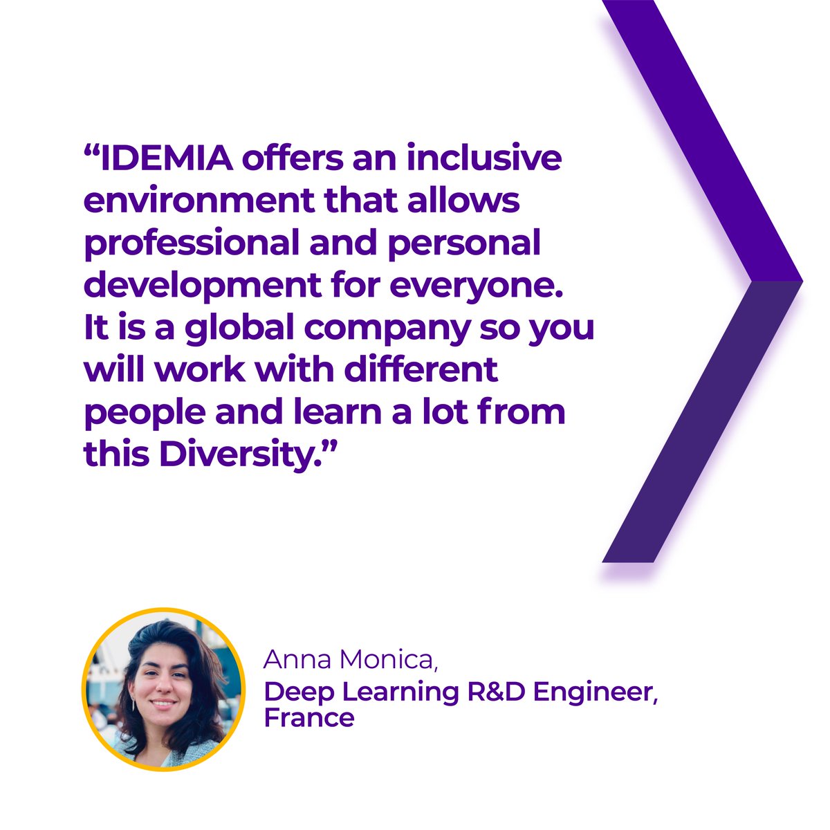IDEMIA_IST's tweet photo. We're #recruiting for tech roles worldwide 🌍 Morocco, Egypt, France, India + beyond, we are looking for: #JavaDeveloper, #QAEngineer, #SystemIntegrator, #SecuritySpecialist + #DeepLearningEngineer
Join our community + enter a continuous learning culture👉 https://t.co/HVQnJ2huKJ https://t.co/MXMfAVxyx6