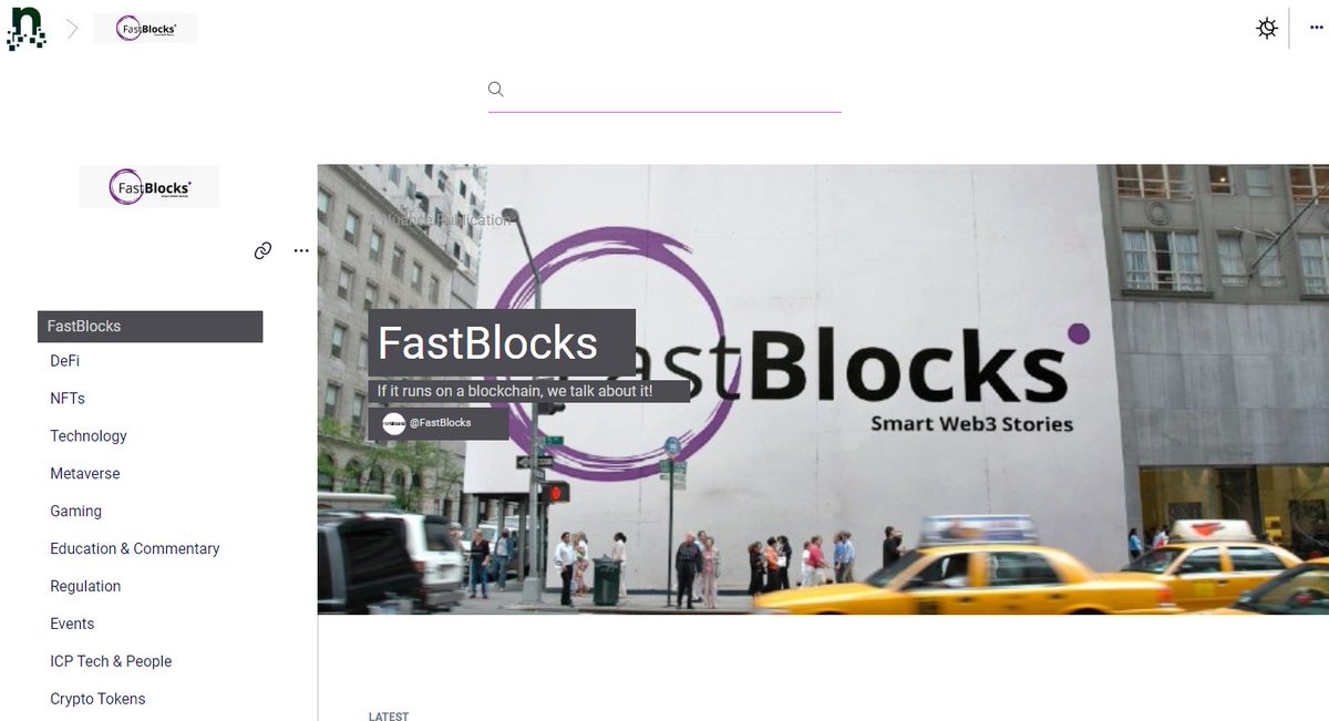 Have you checked the @FastBlocksNews today? They are the worlds first 100% on-chain news outlet keeping readers up to date on the latest in Web3 & Crypto news nuance.xyz/publication/Fa… #Crypto #Web3 #blockchain