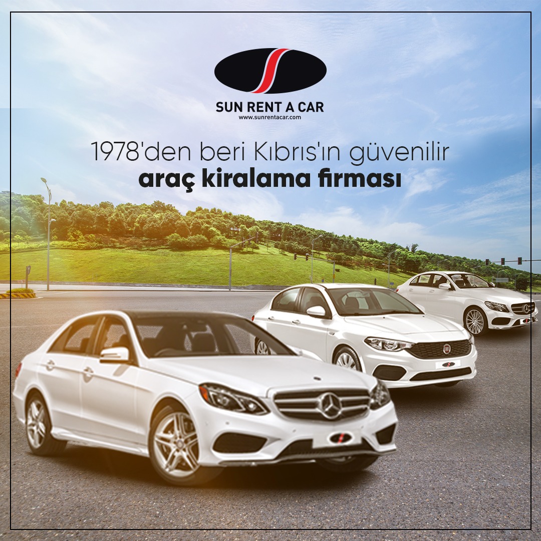 1978'den beri Kıbrıs'ın güvenilir araç kiralama firması
Rezervasyon için:
✅+90 392 227 23 03
✅sunrentacar.com
✅facebook.com/sunrentacarcyp/
✅instagram.com/sunrentacarcyp…
#sunrentacar #carfleet #rentacarcyprus #rentacar #carrental #KKTCkiralikaraç #KibrisAraçKiralama
