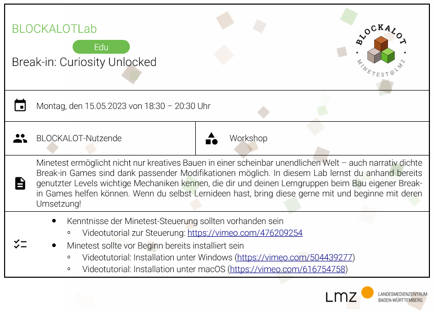 petiteprof79's tweet photo. Change of plans! Eigentlich wollen wir ja gar nicht aus einer Lernsituation ausbrechen, sondern der Neugier folgend einbrechen & entdecken, was uns sonst noch so erwartet! Daher werden #EscapeGames nun bei #BLOCKALOT zu #BreakInGames!
@lmz_bw @appliedgames #edubw #twlz https://t.co/4XGxieEwey