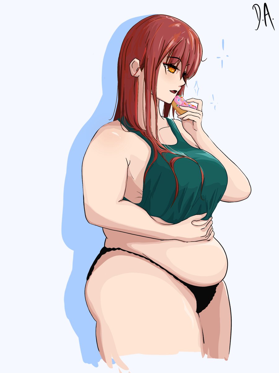 _Domino_Effect's tweet photo. Thinking of titling her 'Munchy Makima' #makima #fanart #chubbygirl #chubbyanimegirl #makimafanart https://t.co/po0M9nt2CU