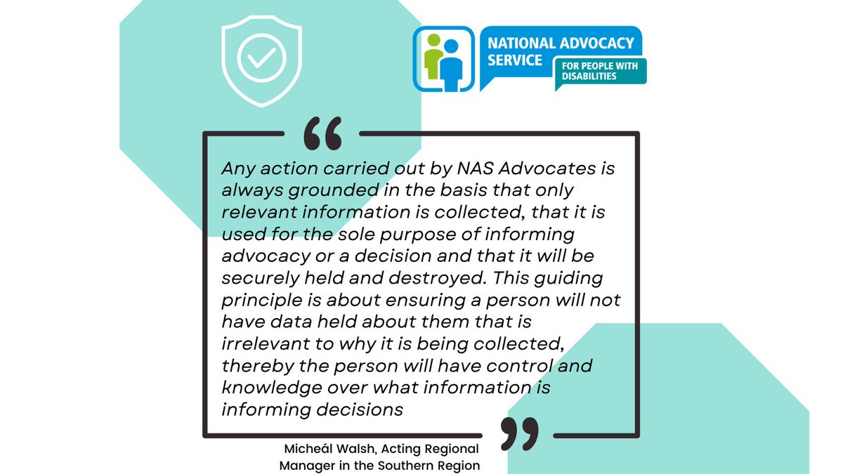 AdvocacyIreland's tweet photo. It's the final day of our campaign to highlight the principles of the #AssistedDecisionMaking Act.
We hope this campaign brought awareness to how these principles will promote peoples #humanright to dignity and autonomy.
The final principle is: "Use Information Appropriately". https://t.co/86X2RwrRGR