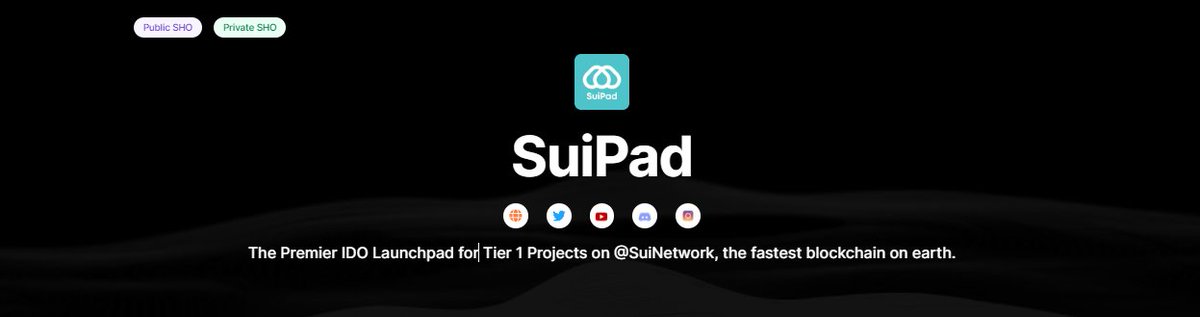 1ncrypto's tweet photo. Reminder! $SUI will launch soon and there is new #IDO on the @daomaker. SuiPad is a platform for the IDO on the Sui blockchain.
You need 500$ in any assets on the wallet to to join. Hurry up!
https://t.co/CgAU4nt6Gn https://t.co/I76fs8zczx