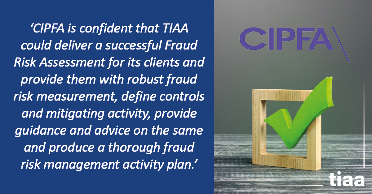 TIAA_Ltd's tweet image. In the recent @CIPFA review of our #CounterFraud arrangements, @TIAA_Ltd were rated with ⭐Substantial Assurance⭐ 
We're delighted to receive such excellent feedback, it's a true testament to our #AntiCrime team &amp;amp; the high quality service they deliver👇
bit.ly/423p9NO
