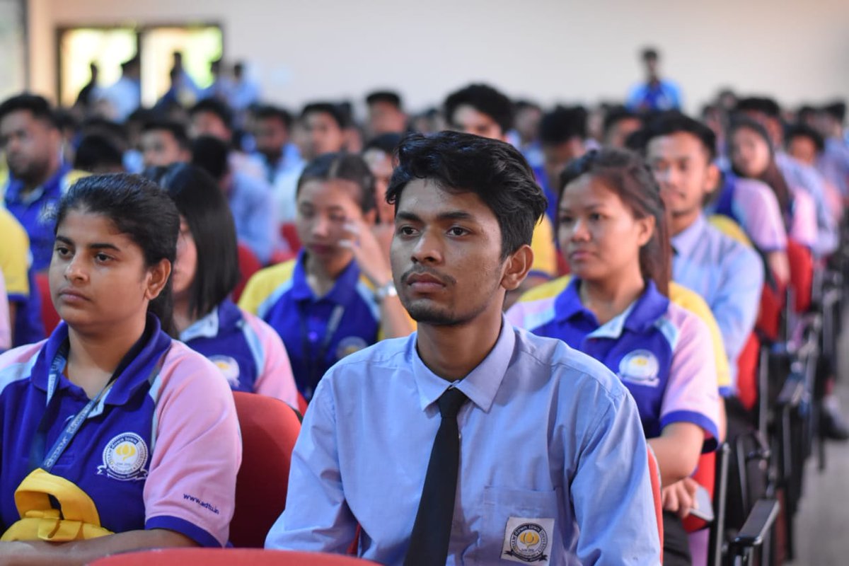 IndiaY20's tweet photo. A #Y20Talk event was organised at Assam Downtown University, Guwahati , Assam by our outreach partner  @INDGeniusOrg on the theme  "Future of Work".

#Y20India 

@g20org
@narendramodi https://t.co/0Bvhi574dC