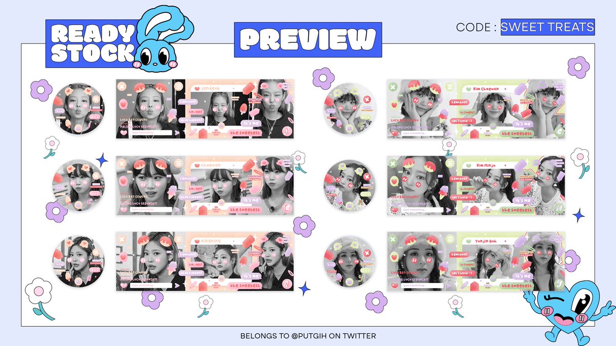 aHeartShaker's tweet photo. help rt please? thank you ˚₊‧꒰ა ☆ ໒꒱ ‧₊˚

aku SALE disc 40% jadi 8,5 onlyy untuk ready stock ini! free retext untuk recolor +1k yaa. jangan lupa jajan temen temen 😝💗 

avail : 1, 3, 5, 6, 7, 8, 9, 10, 11, 12, 13, 14, 18

{ #zonaba #zonauang }
https://t.co/6Pg4Hbysc3