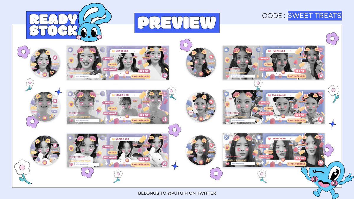 aHeartShaker's tweet photo. help rt please? thank you ˚₊‧꒰ა ☆ ໒꒱ ‧₊˚

aku SALE disc 40% jadi 8,5 onlyy untuk ready stock ini! free retext untuk recolor +1k yaa. jangan lupa jajan temen temen 😝💗 

avail : 1, 3, 5, 6, 7, 8, 9, 10, 11, 12, 13, 14, 18

{ #zonaba #zonauang }
https://t.co/6Pg4Hbysc3