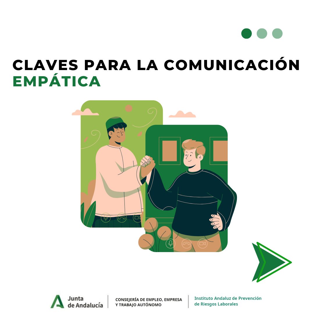 IAPRL's tweet photo. Desde #IAPRL otorgamos gran importancia al valor de la comunicación. Por ello, hoy te mostramos 8 claves para una #comunicacionempatica 🤝
Accede a https://t.co/tAJSc7dUlB ✔️
#culturapreventiva #prl #prevencionenpositivo #trabajosseguros #seguridadysalud #comparteloPRL https://t.co/l0YucjMWJy