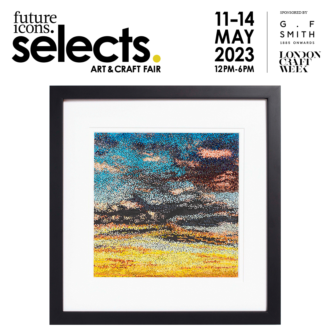 SusannahWeiland's tweet photo. Next week I am looking forward to showing 6 new artworks from my Stitching Sunsets collection with @FISelects during @Londoncraftweek @CoinStreet. Come and see over 70 makers on show. 
PV 10th May, 6-9pm DM for tickets.

@_MarthaMay #londoncraftweek #LCW2023 #handembroidery https://t.co/Y0l6nWKIfo
