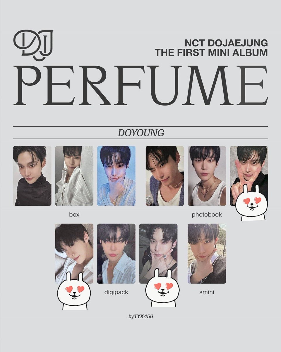 nctドジェジョン perfume box smini トレカ ドヨン ジョンウ