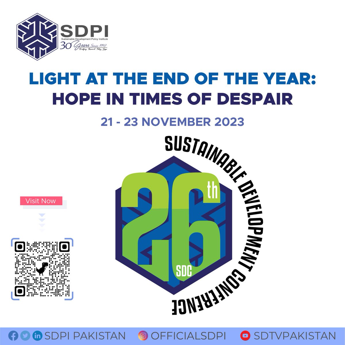SDPIPakistan's tweet photo. This year's theme will focus on:
💰Debt Sustainability 
🌿Climate Action
🤝Private Sector Engagement 
⚡️Renewable Energy
🔁Circular Economy 
➡️Inclusive Development 
🏥Health
🇵🇰Political Coherence
♻️Environmental Sustainability 
💡Innovation &amp; Technology for SD, etc
#SDC2023 https://t.co/ftKpyNBbaw