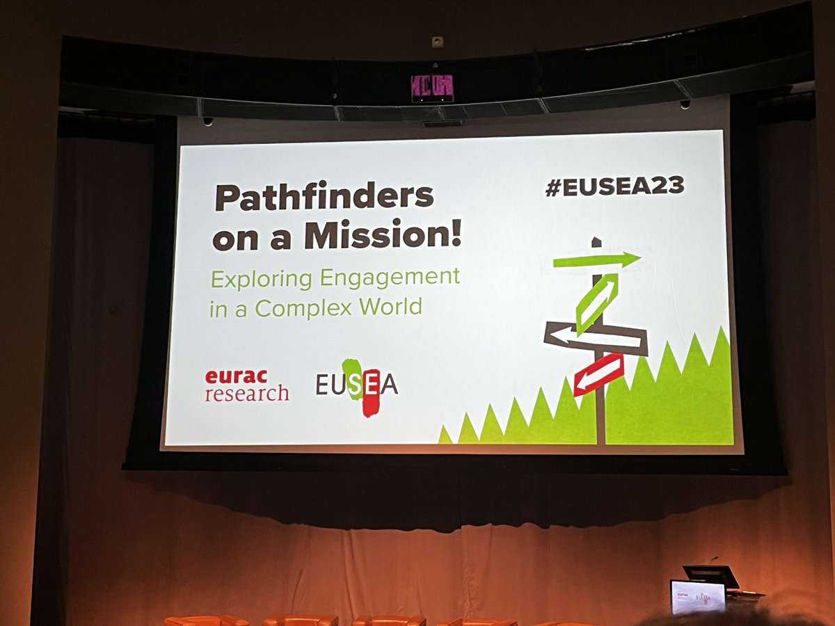 Excited to be at the #EUSEA23 conference in #Bolzano Italy facilitating a dialogue session on how creatives and scientists can help change attitudes and behaviour on climate action #creativeclimateaction