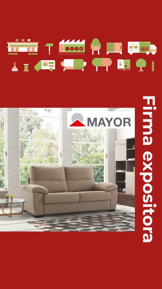 ➡ ¡Mayor Tapizados se une a la 61’ Edición de la FMY!

<a href="/mayortapizados/">Mayor Tapizados</a> es fabricante líder en producción de sofás y sofás-camas, con una amplia variedad de composiciones modulares e innovadores modelos para todos los gustos: feriayecla.com/portfolio_page…

📍 Estand C3