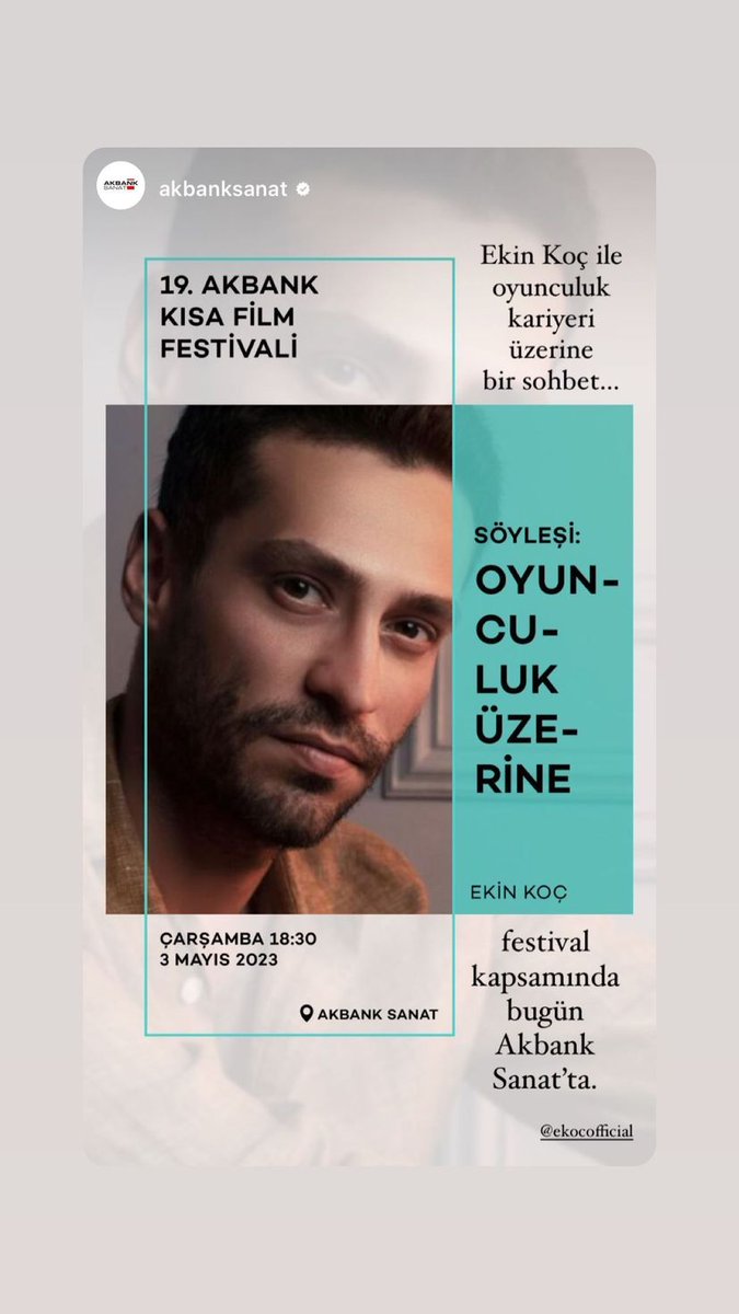 #EkinKoç 👍👏
