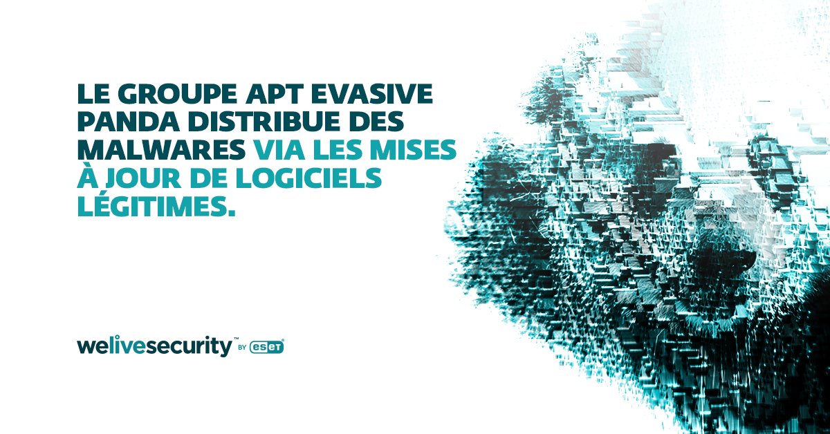 ESET_France's tweet photo. Les chercheurs d'ESET ont découvert une nouvelle attaque, visant des utilisateurs Chinois. Ces derniers ont été piégés par des malwares contenus dans des MAJ d'applications.
▶Toutes les infos https://t.co/RrGAdfPpWd
#ESET #ESETfr #cybersecurite #MgBot #EvasivePanda https://t.co/A5JXEs6UFl