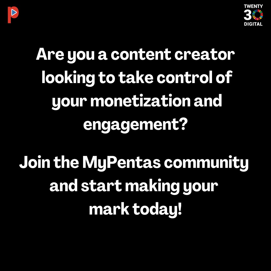 Are you tired of pouring your heart and soul into your social media posts without seeing any financial return? Look no further than MyPentas! Join our community of talented creators and start monetizing your content today.  
#MyPentas #monetizeyourcontent #contentcreators #joinus