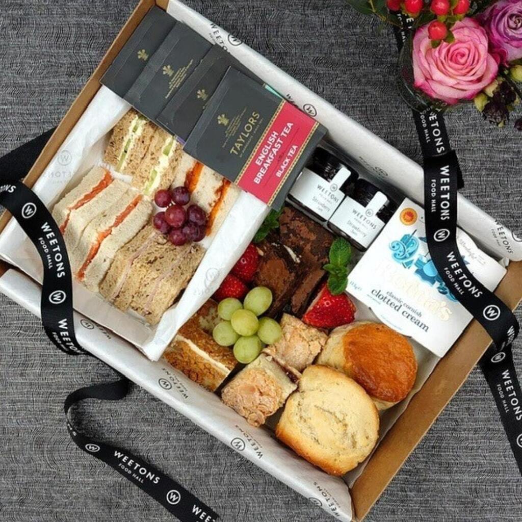 REMINDER: Last Day to Order for Next Day Delivery is TOMORROW 🌟

Enjoy our Afternoon Tea Hamper (🚚 National Delivery available) or Afternoon Tea Platter (🚚 Local Delivery available).

🍰 ☕️ Filled with everything you need for the quintessential Britis… instagr.am/p/Crxgdp0o3FE/