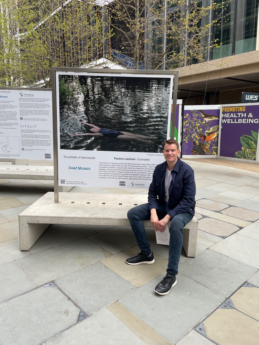 GoalCastNetwork's tweet photo. My mum is one of 54 people profiled in the Deaf Mosaic on display in Granary Sq, Kings across. She's ace. 

Check it out https://t.co/kyagCgTWZC