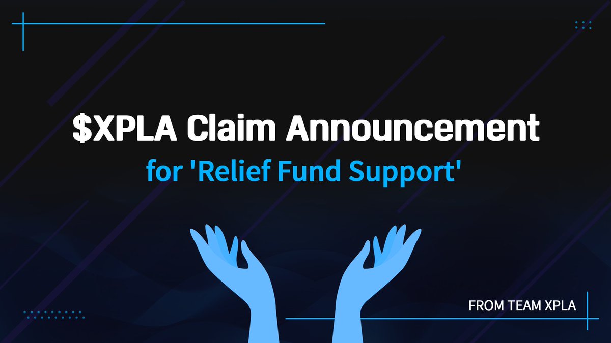 Official_CONX's tweet photo. 📢$XPLA Claim announcement for 'Relief Fund Support'

Our last step for the 'Relief Fund Support,' Claim are now available. 

✔Claim Start Date: 3rd May 2023 8AM (UTC) ~
✔Claim Site: https://t.co/Am3wiMmeFb

Claim Guide Link:
🔗https://t.co/L8YOhEB3Ih https://t.co/VBacLmy8dB